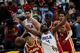 With only eight teams remaining in the nba playo. Embiid 76ers Beat Hawks 127 111 To Take 2 1 Lead In Series