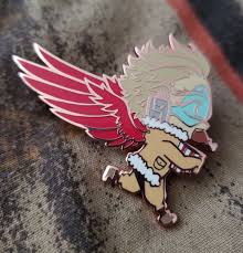 # mha 17 # hawks 61 # wings 1073 # elytra 212. Mha Hawks Enamel Pin Skeleton Emporium Online Store Powered By Storenvy