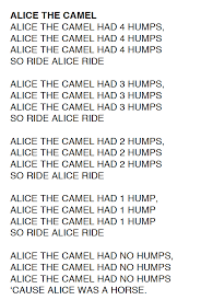 The case for camel riding. Music Unit Time Nobles Day Camp