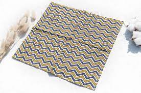 印度手工木刻印方巾植物染純棉布手帕茶巾領巾手拭巾 沙漠山丘 omhandmade 手帕 方巾 pinkoi