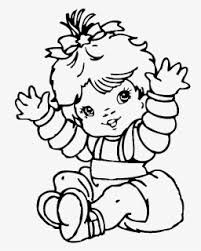 Colouring page vector jesus reading the bible with children. Alluring Cute Baby Girl Coloring Pages Colouring To Cute Baby Coloring Pages Printable Hd Png Download Kindpng