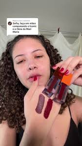 Comparação dos Batons Iconic e Hera da Mari Maria