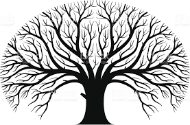 Black And White Vector Art Free A Large Spreading Tree In Silhouette Vector Art Free Vector Art Vector Illustration