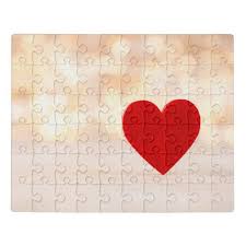 Personalize & add to cart. Valentines Day Puzzle Red Heart Jigsaw Puzzle Zazzle Com Paper Hearts Origami Hearts On Windows Ideas Paper Hearts