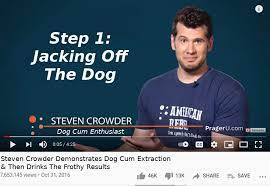 Suppressing that kind of speech has nothing to do with public safety. Steven Crowder Drinks Dog Cum 196