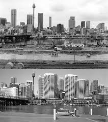 The City From The West Side Of Darling Harbour In The Early 1980 S 2012 Ian Lever By Ian Lever Sydney City Australia History Old Photos