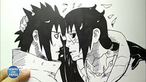 Itachi full body drawing mungfali. Very Easy How To Draw Itachi S Death Sasuke Vs Itachi Drawing Doodle Art For Kids Youtube