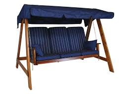 Sie bringt ein natürliches flair auf die terrasse oder in den garten. Bodo Hollywoodschaukel Honig 3 Sitzer Design Faro Blau