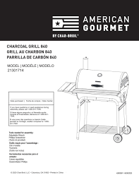 Check spelling or type a new query. American Gourmet By Char Broil 840 Sq In Charcoal Barrel Outdoor Grill Walmart Com Walmart Com