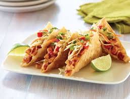 Applebees Chicken Wonton Tacos Copy Cat Recipe Yummly Recipe Wonton Tacos Applebees Recipes Chicken Wontons