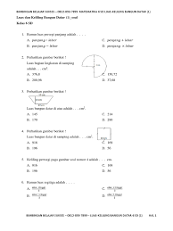 Maybe you would like to learn more about one of these? Luas Dan Keliling Bangun Datar Kelas Vi Sd 1