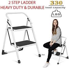 Heavy duty folding step stool. 330lbs 2 Step Ladder Heavy Duty Amp Durable Portable Folding Step Stool With Handgrip Anti Slip Amp Lightweight Step Ladders Folding Step Stool Step Stool