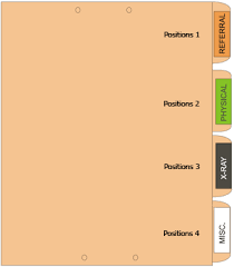 File Dividers Partitions Custom Folders Supplies