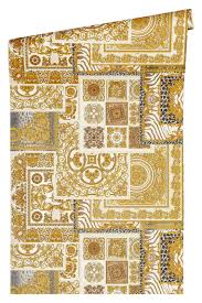 Falls auch du dir einen neuen teppich zulegen möchtest, dann wirst du bei uns mit sicherheit fündig. Versace Home Tapete Kachel Weiss Gold Metallic 370484