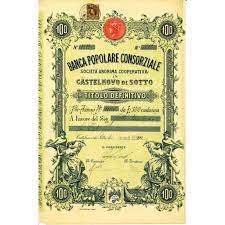 Banco popolare developed internally models to calculate the credit and market risk for which it will have to deposit resources. 1938 Banca Popolare Consorziale Soc Anon Coop In Castelnovo Di Sotto Ebay