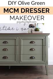 Shop items you love at overstock, with free shipping on everything* and easy returns. Mid Century Modern Farmhouse Dresser In Olive Green
