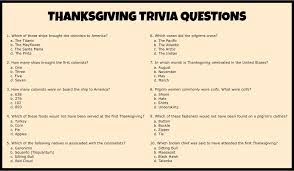 Apr 07, 2021 · there are some major events that happened in august. 10 Best Free Printable Thanksgiving Trivia Quiz Printablee Com