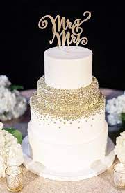 Wedding Cakes 11 11112016 Km Modwedding Wedding Cake Elegant Gold Sequin Wedding Cake Gold Wedding Cake