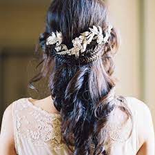 If you want to look cute and innocent, this look is perfect for you. Cute Half Up Half Down Wedding Hairstyles Images Ohiori Verscenic Wedding