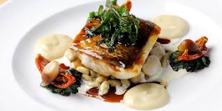 Easy, excellent fish tacos with the best fish taco sauce; Sea Bass With Jerusalem Artichoke Recipe Great British Chefs