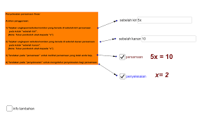 Rpt linear contoh pemetaan rancangan pelajaran tahunan. Penyelesaian Persamaan Linear Geogebra
