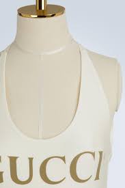 Petite tache ( voir photo). Maillot De Bain Imprime Jean Gucci En Coloris Blanc Lyst