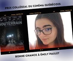 Une étudiante représente le Cégep de Sorel-Tracy au Prix collégial du  cinéma québécois