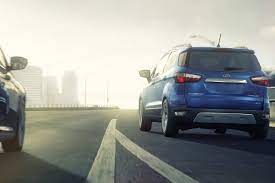 2018 Ford Ecosport Titanium In Lightning Blue Ford Ecosport Compact Suv Photo