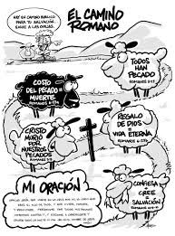Romans Road Coloring Page Spanish Roman Road To Salvation Romans Bible Study Bible Lessons For Kids