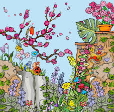 See kindergarten classroom stock video clips. Garten Blumen By Sabine Voigt Nature Cartoon Toonpool