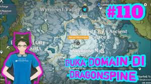 Cara Membuka Domain Di Dragonspine Genshin Impact Indonesia 110 Youtube