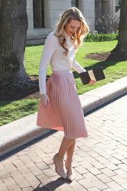 The Lilac Press Dusty Rose Pleated Skirt Pleated Skirt Outfit Pink Pleated Skirt Skirt Design