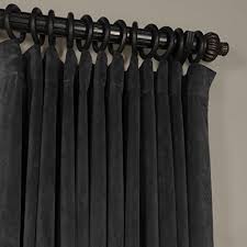 Save on 100 x 84 curtains. Half Price Drapes Vpch Vet1220 84 Signature Doublewide Blackout Velvet Curtain Gunmetal Grey 100 X 84 Walmart Com Walmart Com