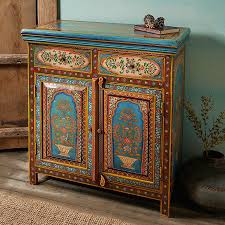 Jaipur Painted Sideboard Storage Hooks In 2021 Painted Sideboard Sideboard Storage Indian Furniture