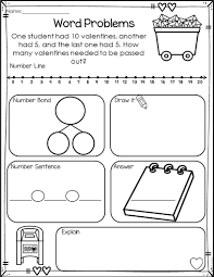 3 Digit Addition Word Problem Worksheets Valentine S Day Addition Word Problems Addition Words Word Problem Worksheets