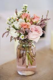 Use Jam Jars For Cocktails And Flowers Pink Wedding Decorations Spring Wedding Flowers Jam Jar Wedding