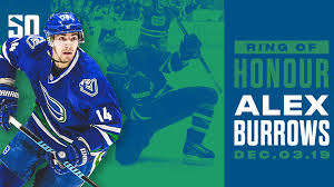 Burrows To Be Inducted Into The Canucks Ring Of Honour On Dec 03