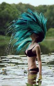 Get Ready For The Beach Ninja Cosmico Style Hair Styles Mermaid Hair Blue Hair