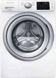 Best Buy Samsung 45 Cu Ft 8-cycle Front-loading Washer White Wf45n5300aw
