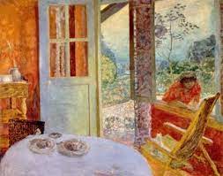 However although bonnard was a member of this group he was not interested in he combined them in his paintings in a completely individual way that gives them great intensity. Pierre Bonnard The Country Dining Room Art Print Canvas On Stretcher
