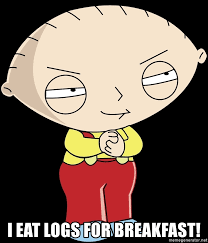 Family guy is one of those shows that's always had a rather edgy sense of humor, and one of the foremost purveyors of this humor is stewie, the youngest of the griffin children. I Eat Logs For Breakfast Stewie Griffin Evil Meme Generator