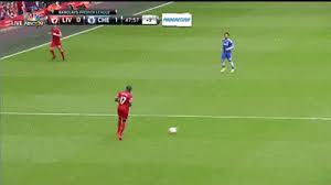 Time aston villa vs liverpool 1:0 benteke. Gerrard Slip Soccer Gifs Steven Gerrard Soccer