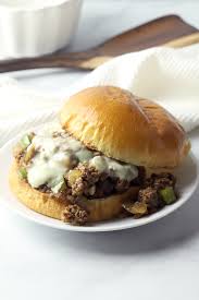 Heat the oil in a large nonstick skillet over medium high. Cheesesteak Style Sloppy Joes The Toasty Kitchen