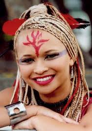 Meryl Cassie as Ebony from 'The Tribe'.