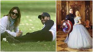 These two sightings have sparked a lot of interest in whether the two actors are dating, and one tabloid claimed to know the answer. Chris Evans Spotted On Ice Cream Date With Lily James In A Park Fans Already Ship Captain America And Cinderella Hollywood Hindustan Times