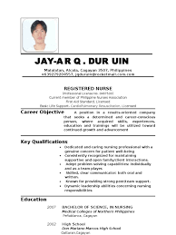 How to write a resume applying for a job . Resume Updated Abroad Nursing Hospital