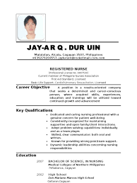 Sample resume for abroad application. Resume Updated Abroad Pdf Nursing Hospital