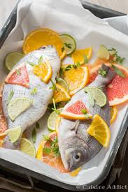 Daurade Aux Agrumes Recette Recette Poisson Facile Recettes De Cuisine Recette Poisson