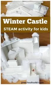 Winter Castle Small World Craft And Pretend Play Winter Stem Activities For Kids Steam Activities School Age Activities
