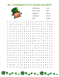 Here are some printable st. St Patrick S Day Word Search Free Printable Cook Craft Love